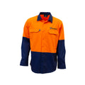 Custom Branded Hivis -- Foundry Workwear -- The 369 Shirt -- Orange